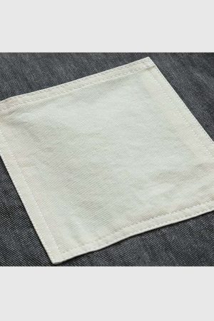 Style Core Aesthetics, New Style Trends Patch Pocket Denim Shirt