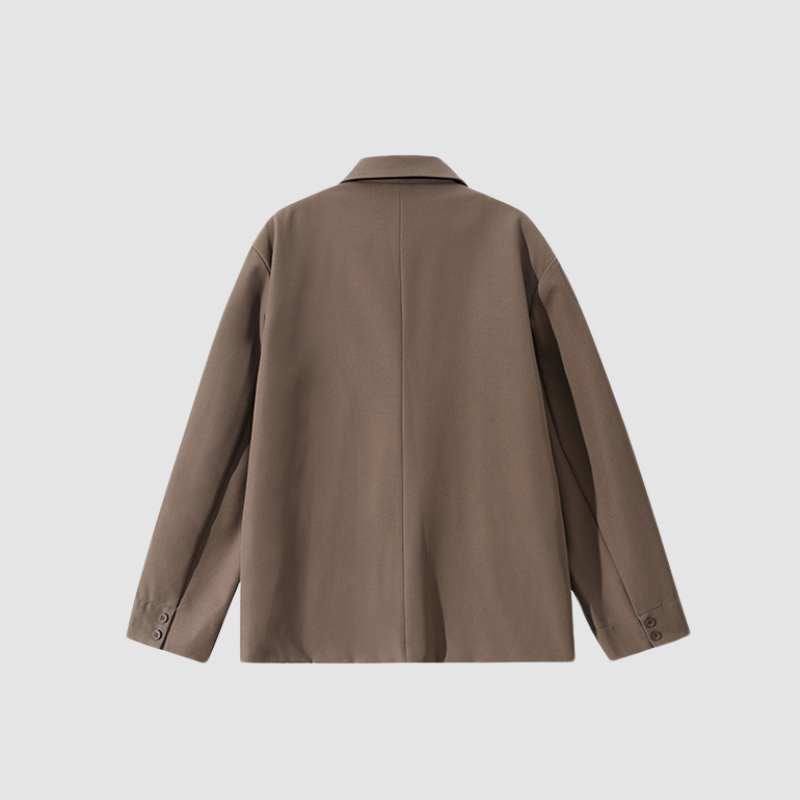 Style Core Aesthetics, New Style Trends Patch Pockets Casual Blazer Style Core Aesthetics, New Style Trends Patch Pockets Casual Blazer