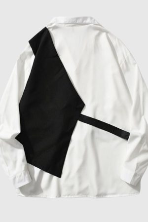 Style Core Aesthetics, New Style Trends Patch Vest Shirt