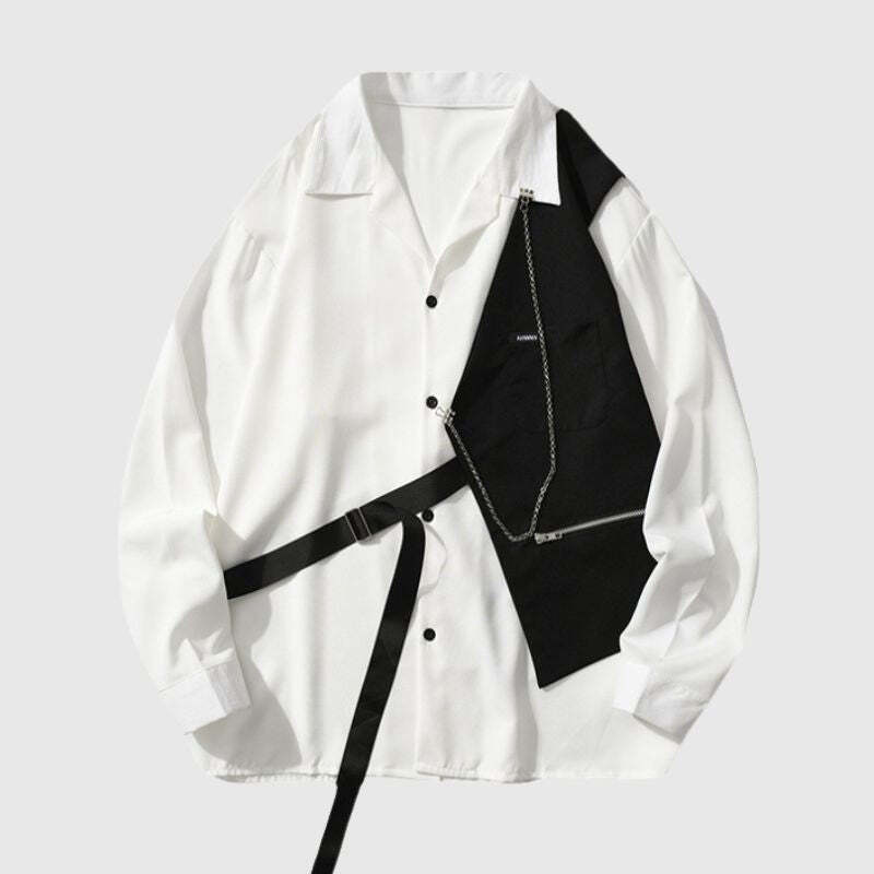 Style Core Aesthetics, New Style Trends Patch Vest Shirt