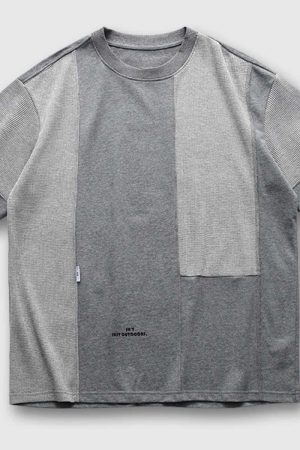 Style Core Aesthetics, New Style Trends Patchwork Casual Tee
