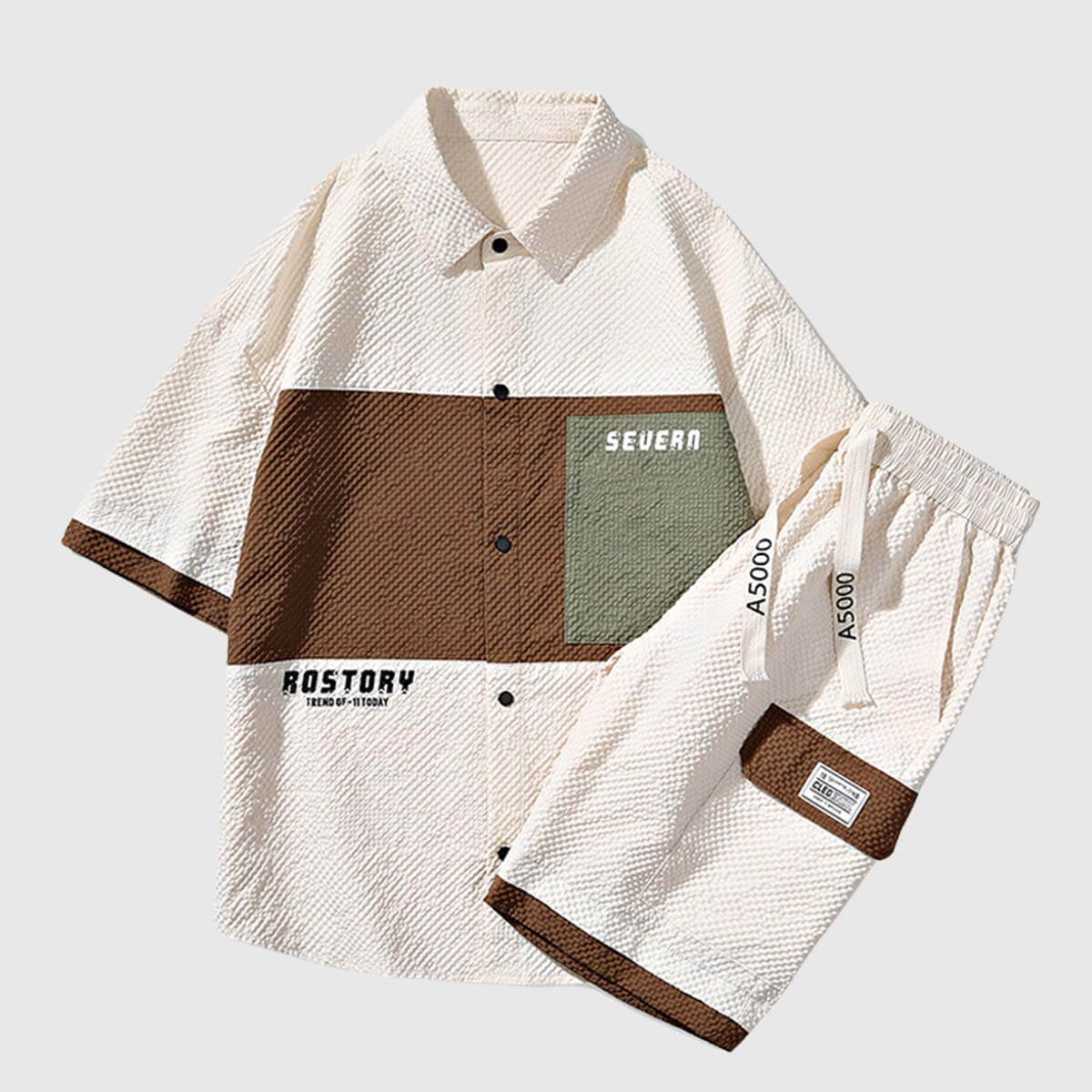 Style Core Aesthetics, New Style Trends Patchwork Corduroy Co-ord Set