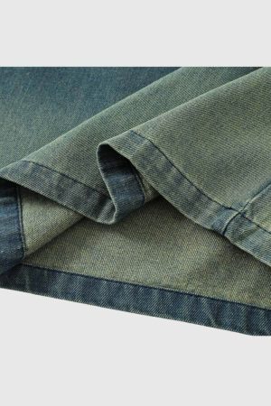 Style Core Aesthetics, New Style Trends Patchwork Denim Pullover