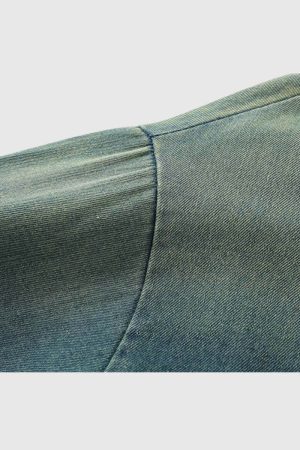 Style Core Aesthetics, New Style Trends Patchwork Denim Pullover