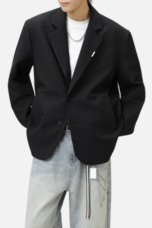 Style Core Aesthetics, New Style Trends Patchwork Design Retro Blazer