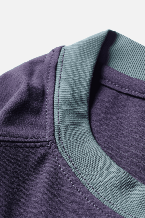 Style Core Aesthetics, New Style Trends Patchwork Drawstring Long-Sleeve Tee