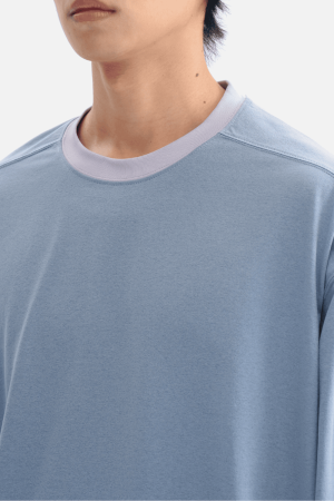 Style Core Aesthetics, New Style Trends Patchwork Drawstring Long-Sleeve Tee