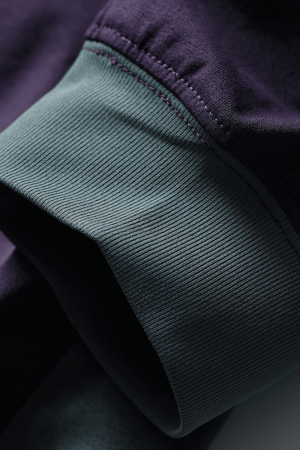 Style Core Aesthetics, New Style Trends Patchwork Drawstring Long-Sleeve Tee