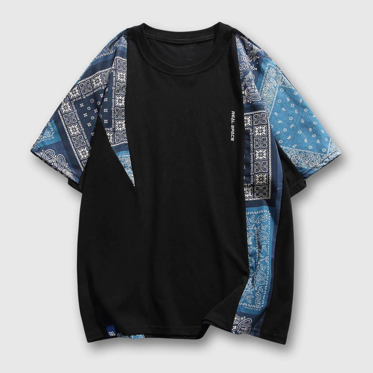 Style Core Aesthetics, New Style Trends Patchwork Kimono Cotton Shirt