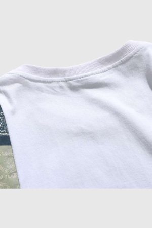 Style Core Aesthetics, New Style Trends Patchwork Kimono Cotton Shirt