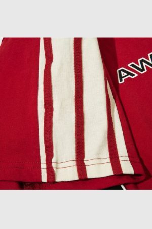 Style Core Aesthetics, New Style Trends Patchwork Racing Cotton Tee