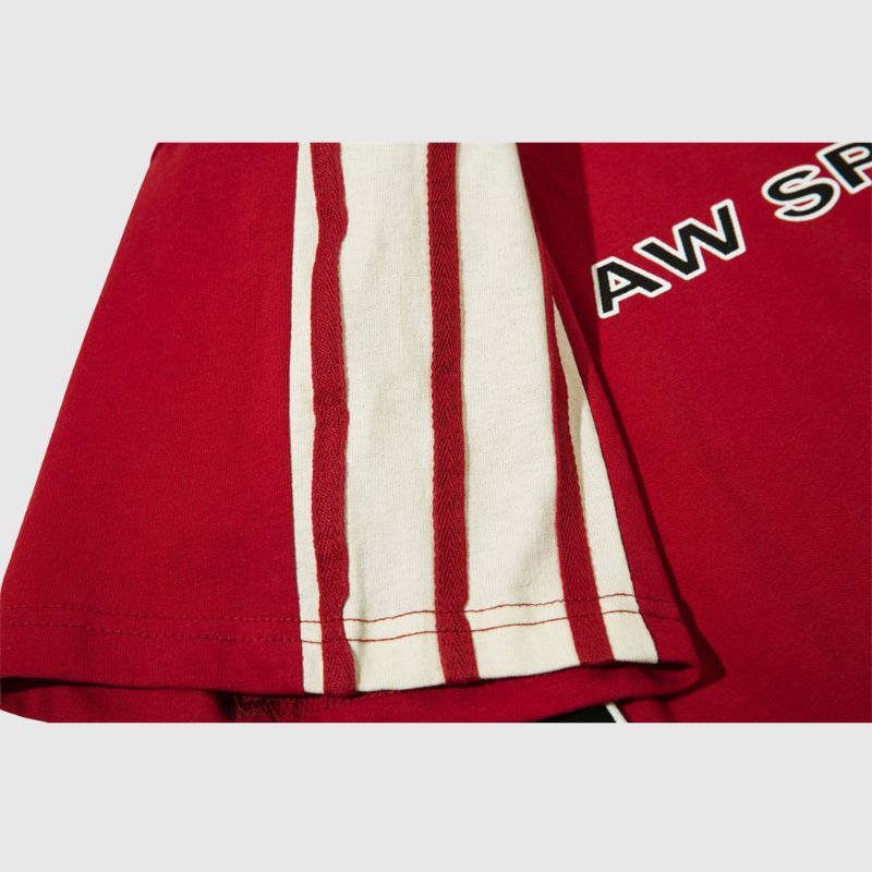 Style Core Aesthetics, New Style Trends Patchwork Racing Cotton Tee Style Core Aesthetics, New Style Trends Patchwork Racing Cotton Tee