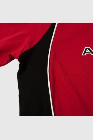 Style Core Aesthetics, New Style Trends Patchwork Racing Cotton Tee