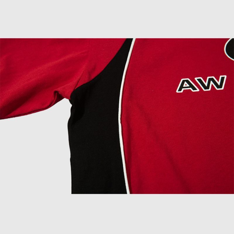 Style Core Aesthetics, New Style Trends Patchwork Racing Cotton Tee Style Core Aesthetics, New Style Trends Patchwork Racing Cotton Tee