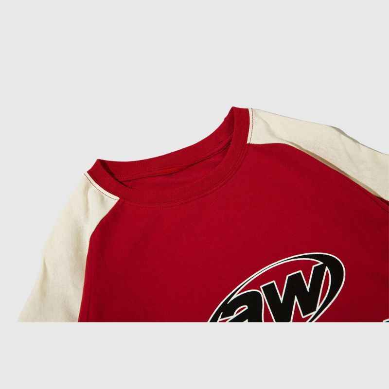 Style Core Aesthetics, New Style Trends Patchwork Racing Cotton Tee Style Core Aesthetics, New Style Trends Patchwork Racing Cotton Tee