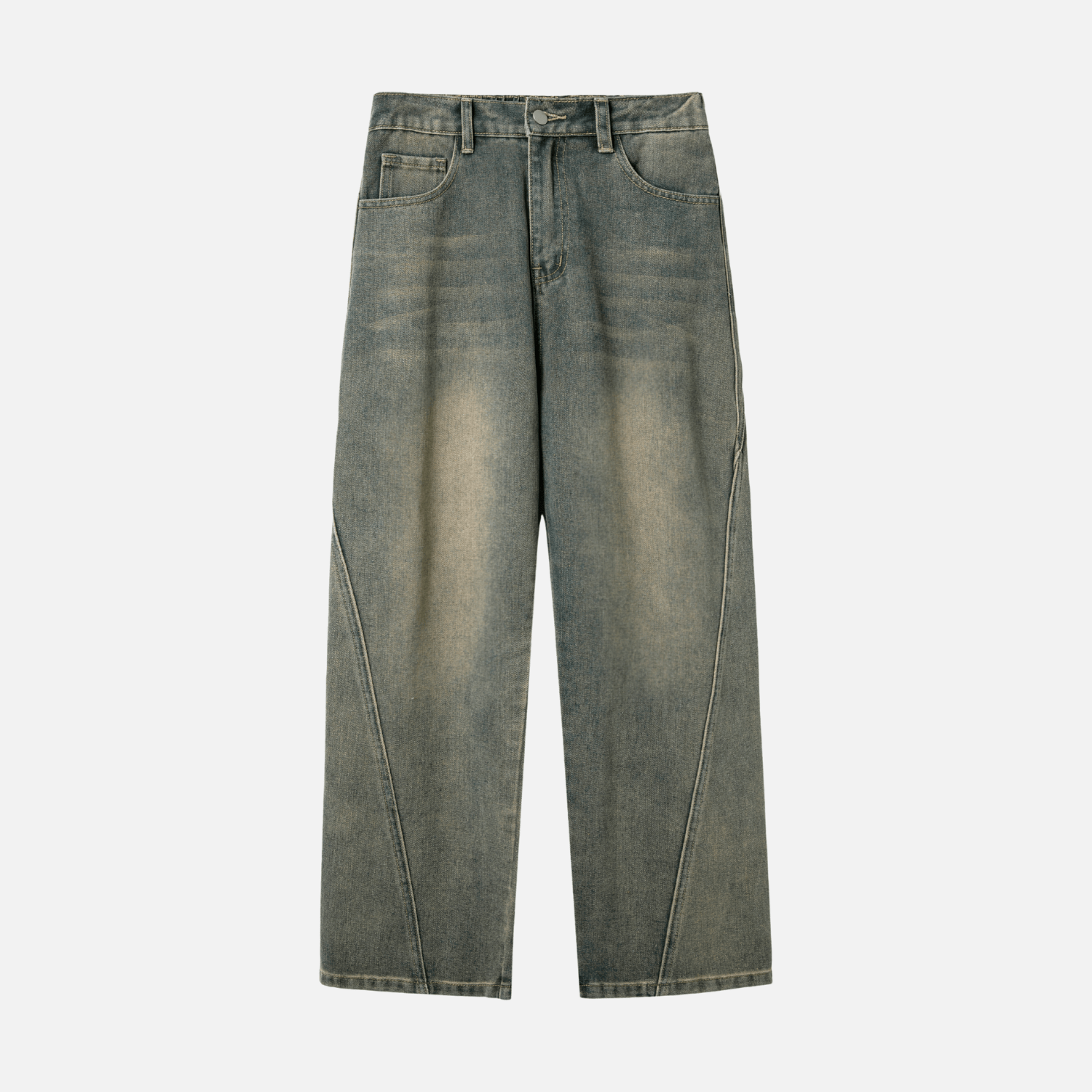 Style Core Aesthetics, New Style Trends Patchwork Washed Jeans
