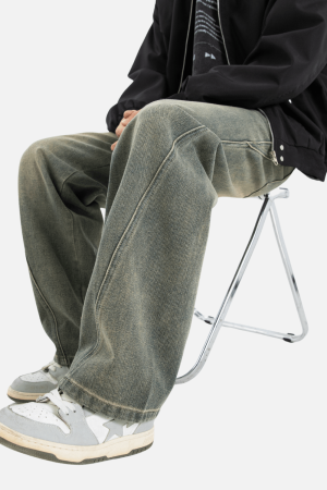 Style Core Aesthetics, New Style Trends Patchwork Washed Jeans