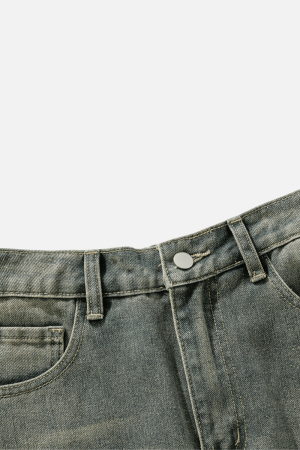 Style Core Aesthetics, New Style Trends Patchwork Washed Jeans