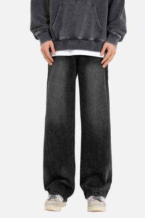 Style Core Aesthetics, New Style Trends Patchwork Washed Jeans