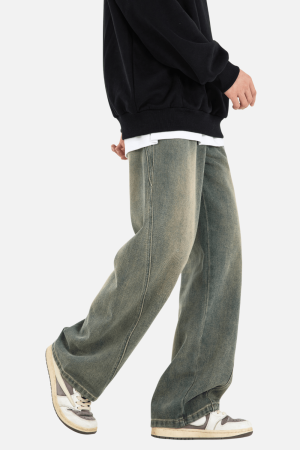 Style Core Aesthetics, New Style Trends Patchwork Washed Jeans