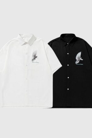 Style Core Aesthetics, New Style Trends Peace Dove Printed Shirts
