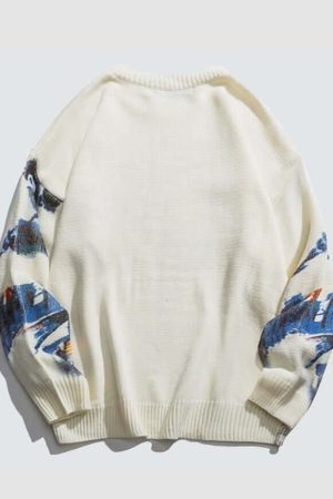 Style Core Aesthetics, New Style Trends Peking Opera Sweater