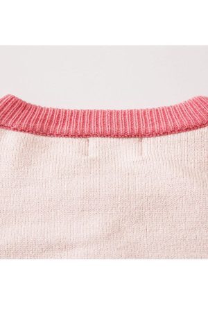 Style Core Aesthetics, New Style Trends Pentagram Jacquard Cropped Sweater