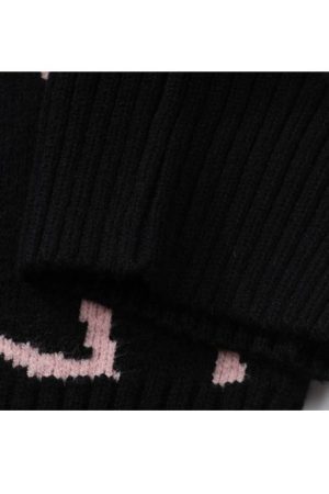 Style Core Aesthetics, New Style Trends Pentagram Pattern Jacquard Sweater