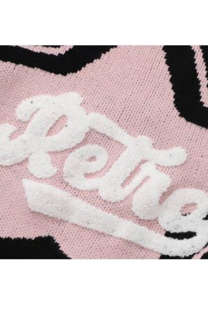 Style Core Aesthetics, New Style Trends Pentagram Pattern Jacquard Sweater