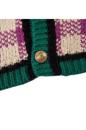 Style Core Aesthetics, New Style Trends Plaid Knit Cardigans