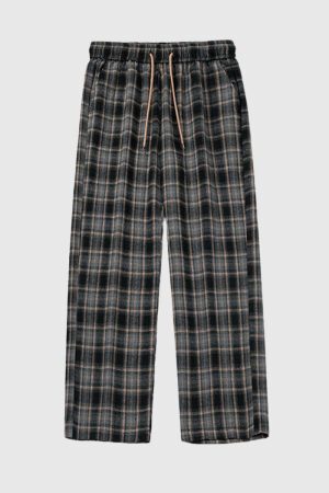 Style Core Aesthetics, New Style Trends Plaid Lounge Pants