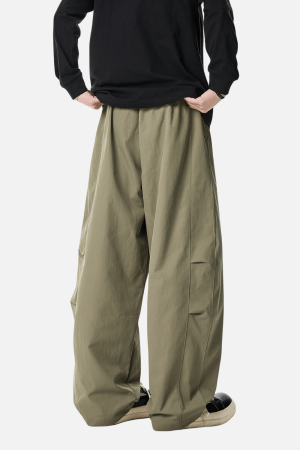 Style Core Aesthetics, New Style Trends Pleated Blade Casual Joggers