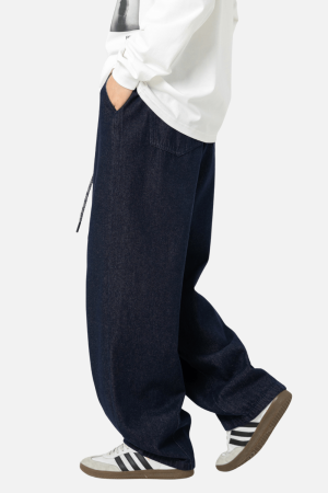 Style Core Aesthetics, New Style Trends Pleated Hem Jeans