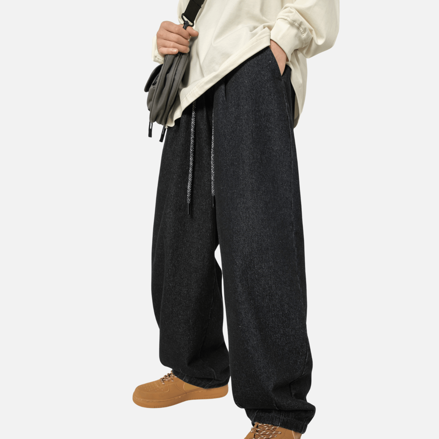 Style Core Aesthetics, New Style Trends Pleated Hem Jeans Style Core Aesthetics, New Style Trends Pleated Hem Jeans