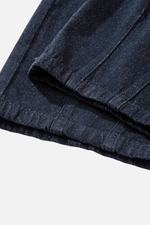 Style Core Aesthetics, New Style Trends Pleated Hem Jeans