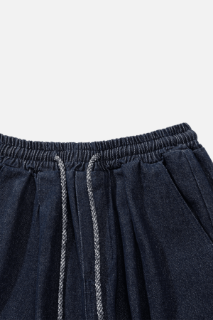 Style Core Aesthetics, New Style Trends Pleated Hem Jeans