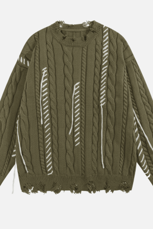 Style Core Aesthetics, New Style Trends Plush Knit Sweater