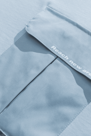 Style Core Aesthetics, New Style Trends Pocket Drawstring Cotton Shirt