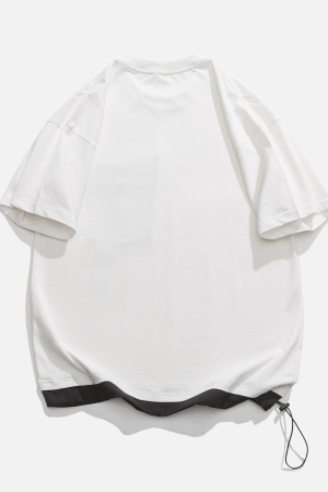 Style Core Aesthetics, New Style Trends Pocket Drawstring Cotton Shirt