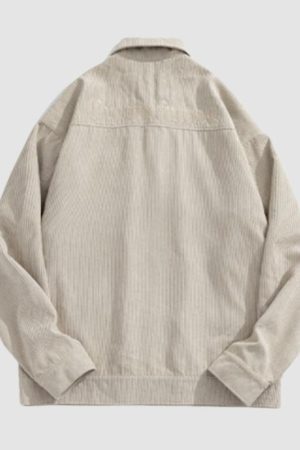 Style Core Aesthetics, New Style Trends Pocket Patch Corduroy Jacket