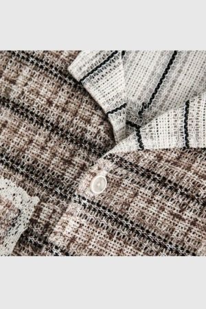 Style Core Aesthetics, New Style Trends Pocket Patch Stripe Shirts