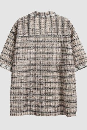 Style Core Aesthetics, New Style Trends Pocket Patch Stripe Shirts