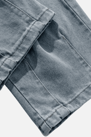 Style Core Aesthetics, New Style Trends Pocket Patchwork Denim Pants