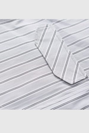 Style Core Aesthetics, New Style Trends Pocket Patchwork Striped Shirt