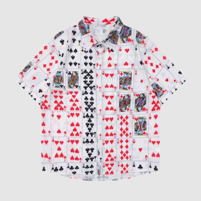 Style Core Aesthetics, New Style Trends Poker Card Shirts