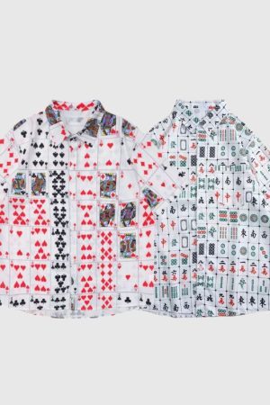 Style Core Aesthetics, New Style Trends Poker Card Shirts