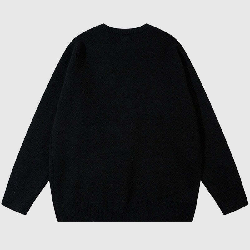 Style Core Aesthetics, New Style Trends Puppy Pattern Embroidered Pullover Style Core Aesthetics, New Style Trends Puppy Pattern Embroidered Pullover