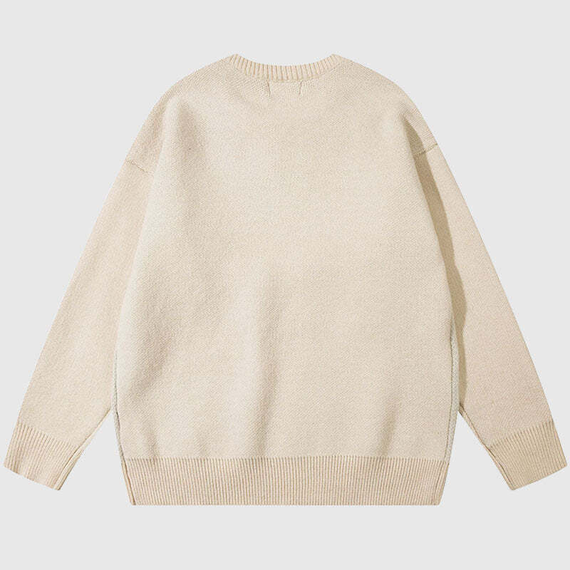 Style Core Aesthetics, New Style Trends Puppy Pattern Embroidered Pullover Style Core Aesthetics, New Style Trends Puppy Pattern Embroidered Pullover