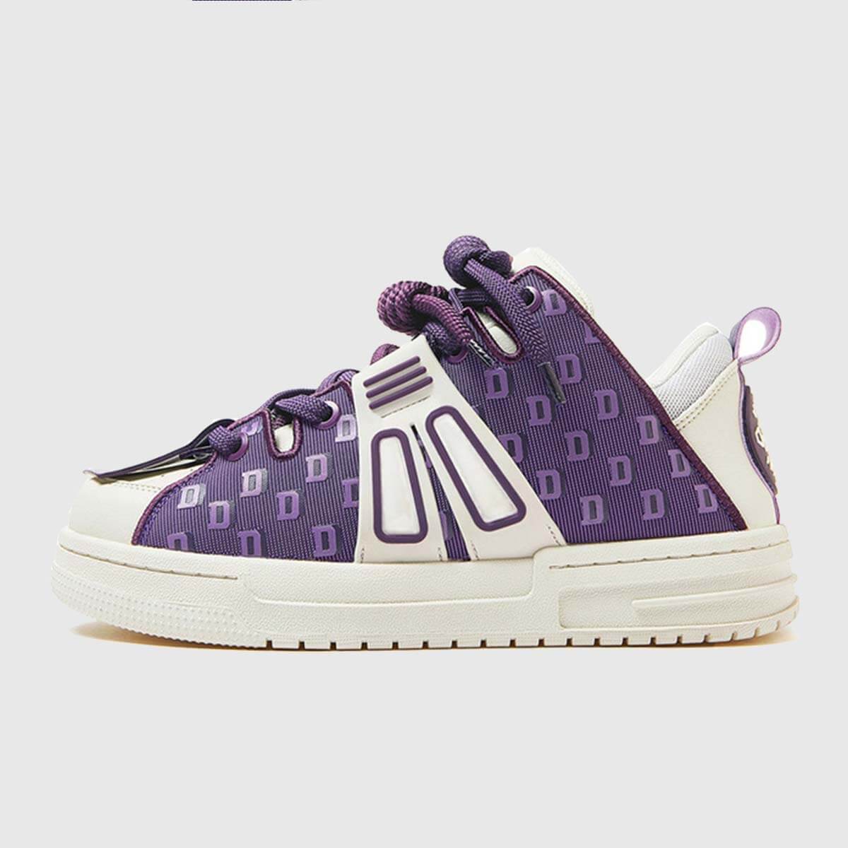 Style Core Aesthetics, New Style Trends Purple Retro Sneakers