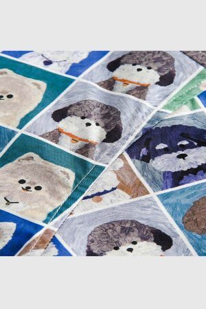 Style Core Aesthetics, New Style Trends Quirky Cartoon Print Shirt